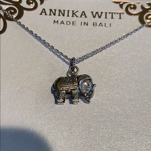 Sterling Silver “Elephant” necklace